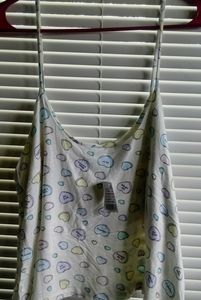 NWT Nollie conversation heart cropped tank